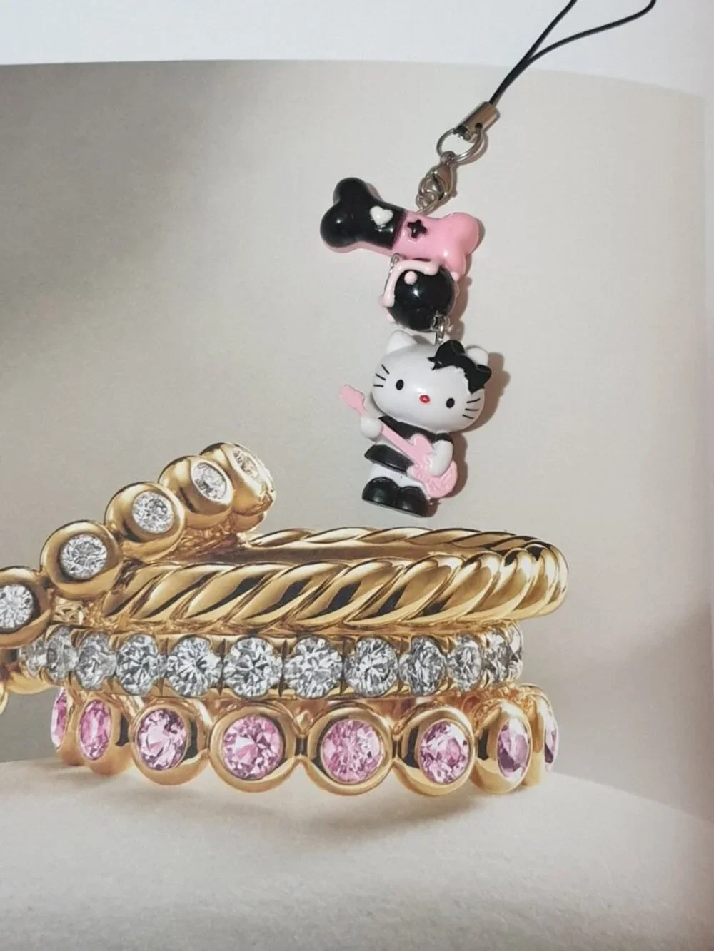 Hello Kitty Sanrio Phone Lanyard Hanging Charms Fashion Women Girls Accessory